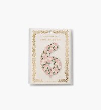 Tracy & Co Numbered Foil Balloon - Pink Hydrangea