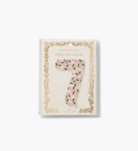 Tracy & Co Numbered Foil Balloon - Pink Hydrangea