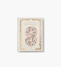 Tracy & Co Numbered Foil Balloon - Pink Hydrangea