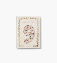 Tracy & Co Numbered Foil Balloon - Pink Hydrangea
