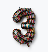 Tracy & Co Numbered Foil Balloon - Candles