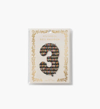 Tracy & Co Numbered Foil Balloon - Candles