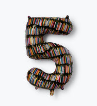 Tracy & Co Numbered Foil Balloon - Candles