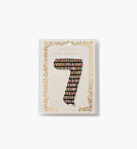 Tracy & Co Numbered Foil Balloon - Candles