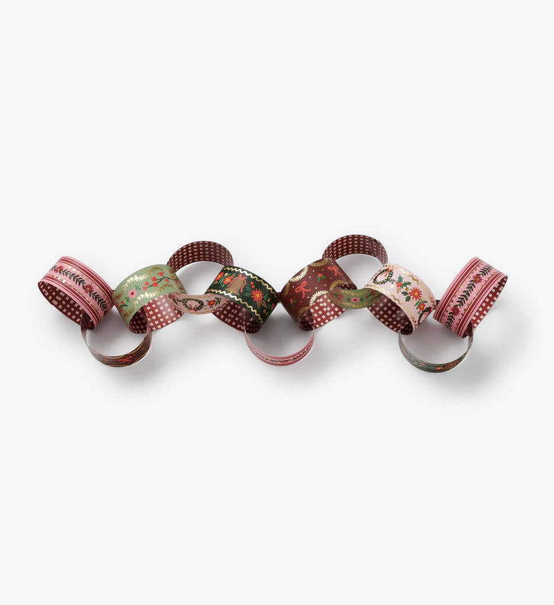 Tracy & Co Paper Chain Kit - Holly Jolly