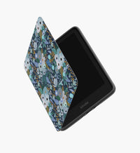Tracy & Co Kindle Paperwhite Case - Garden Party Blue