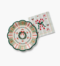 Tracy & Co Paper Cocktail Napkins - Holly Jolly