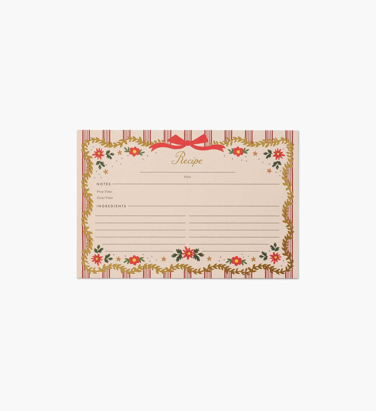 Tracy & Co Recipe Cards - Holly Jolly
