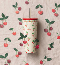 Tracy & Co 24 oz. Cold Cup - Cherries