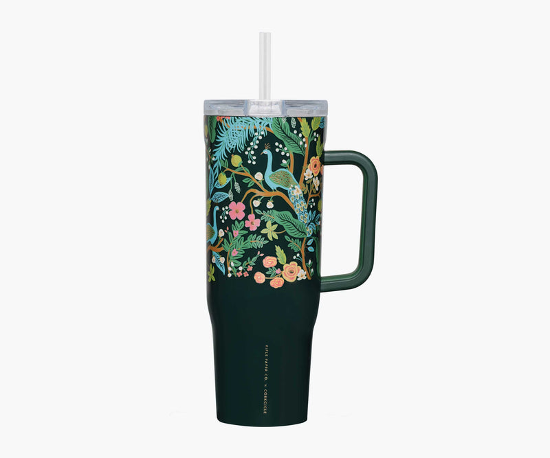 Tracy & Co 40 oz. Cruiser Cup - Peacock