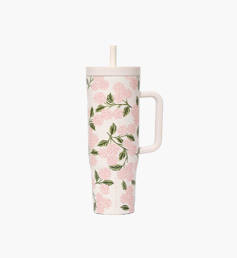 Tracy & Co 40 oz. Cruiser Cup - Pink Hydrangea