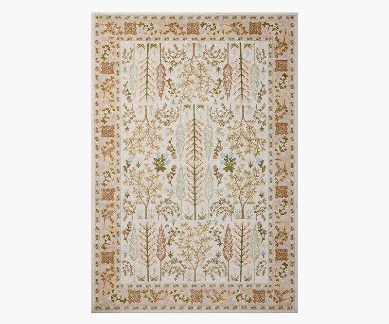Tracy & Co Canopy Bough Printed Rug - Cream