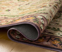 Tracy & Co Canopy Edie Printed Rug - Aubergine