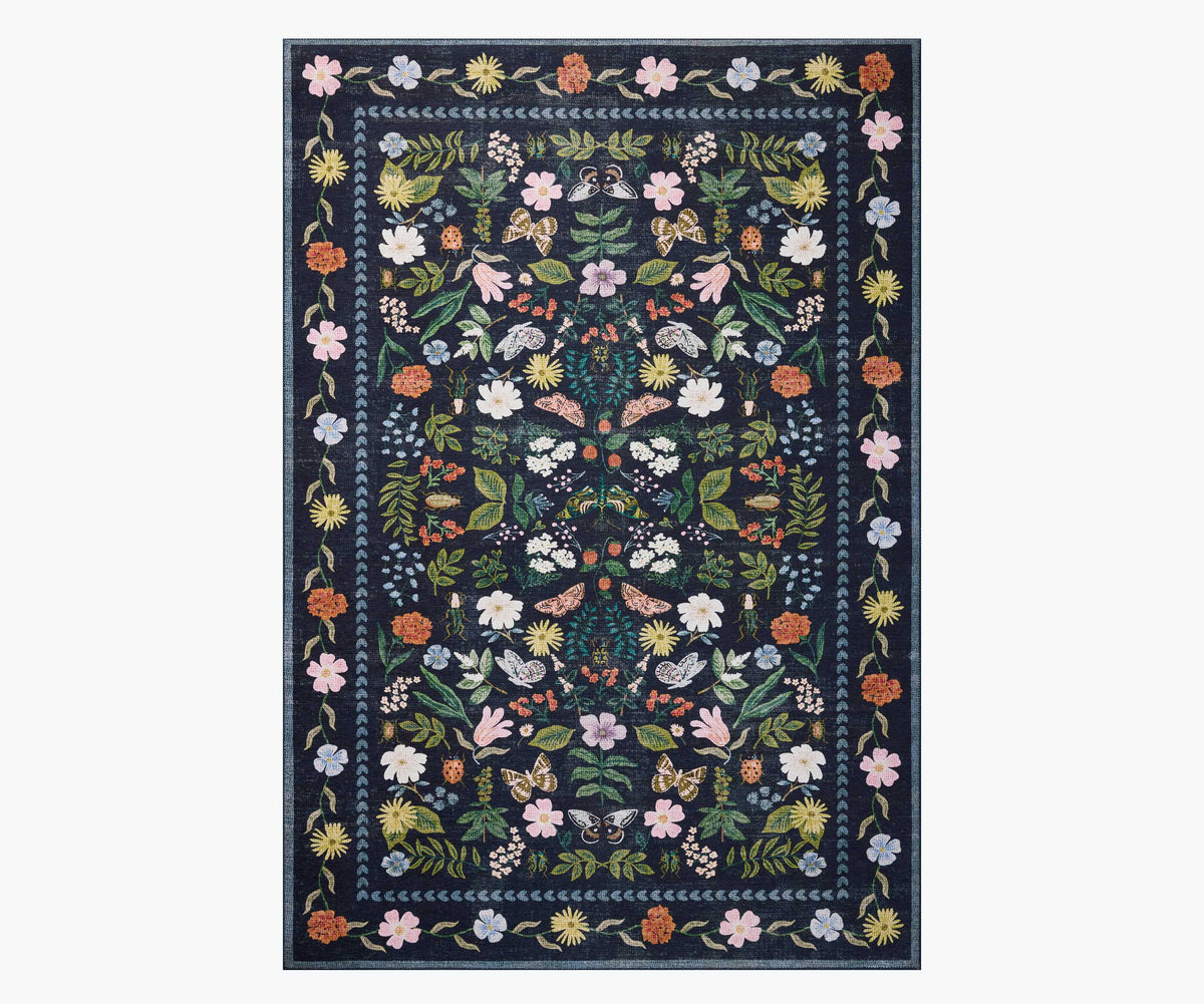Tracy & Co Canopy Curio Printed Rug - Charcoal
