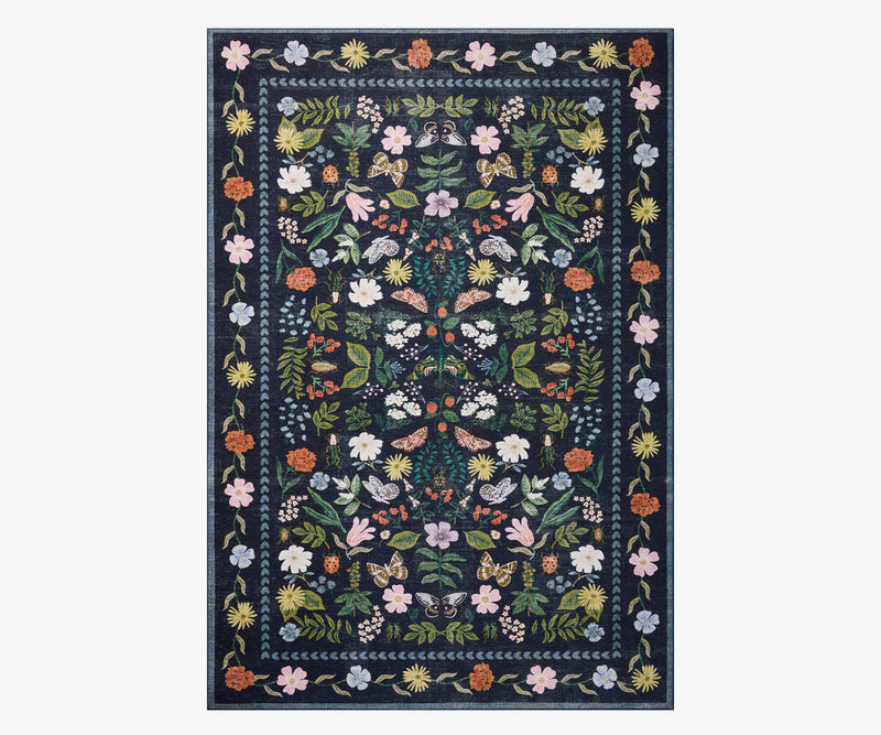 Tracy & Co Canopy Curio Printed Rug - Charcoal