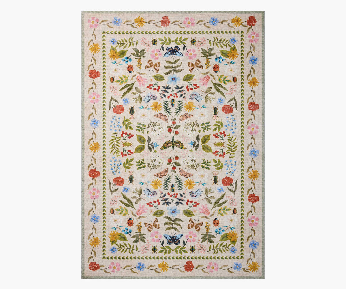 Tracy & Co Canopy Curio Printed Rug - Cream