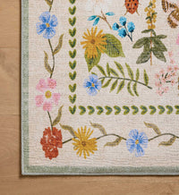Tracy & Co Canopy Curio Printed Rug - Cream