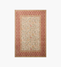 Tracy & Co Edinburgh Aster Power Loomed Rug - Ivory & Spice