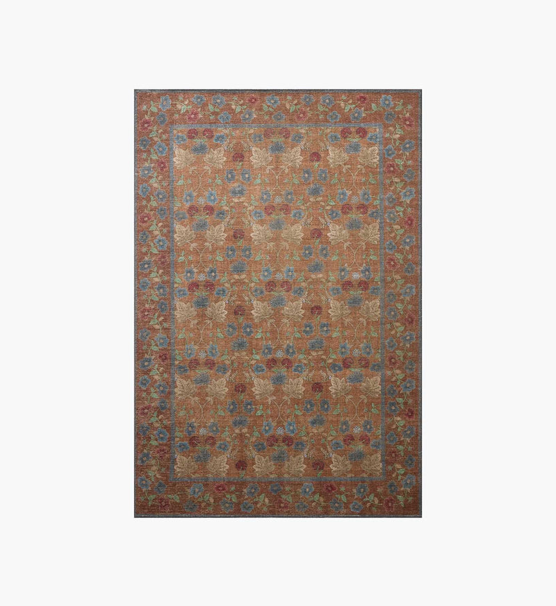 Tracy & Co Edinburgh Maple Power Loomed Rug - Cinnamon