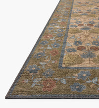 Tracy & Co Edinburgh Maple Power Loomed Rug - Tan & Olive