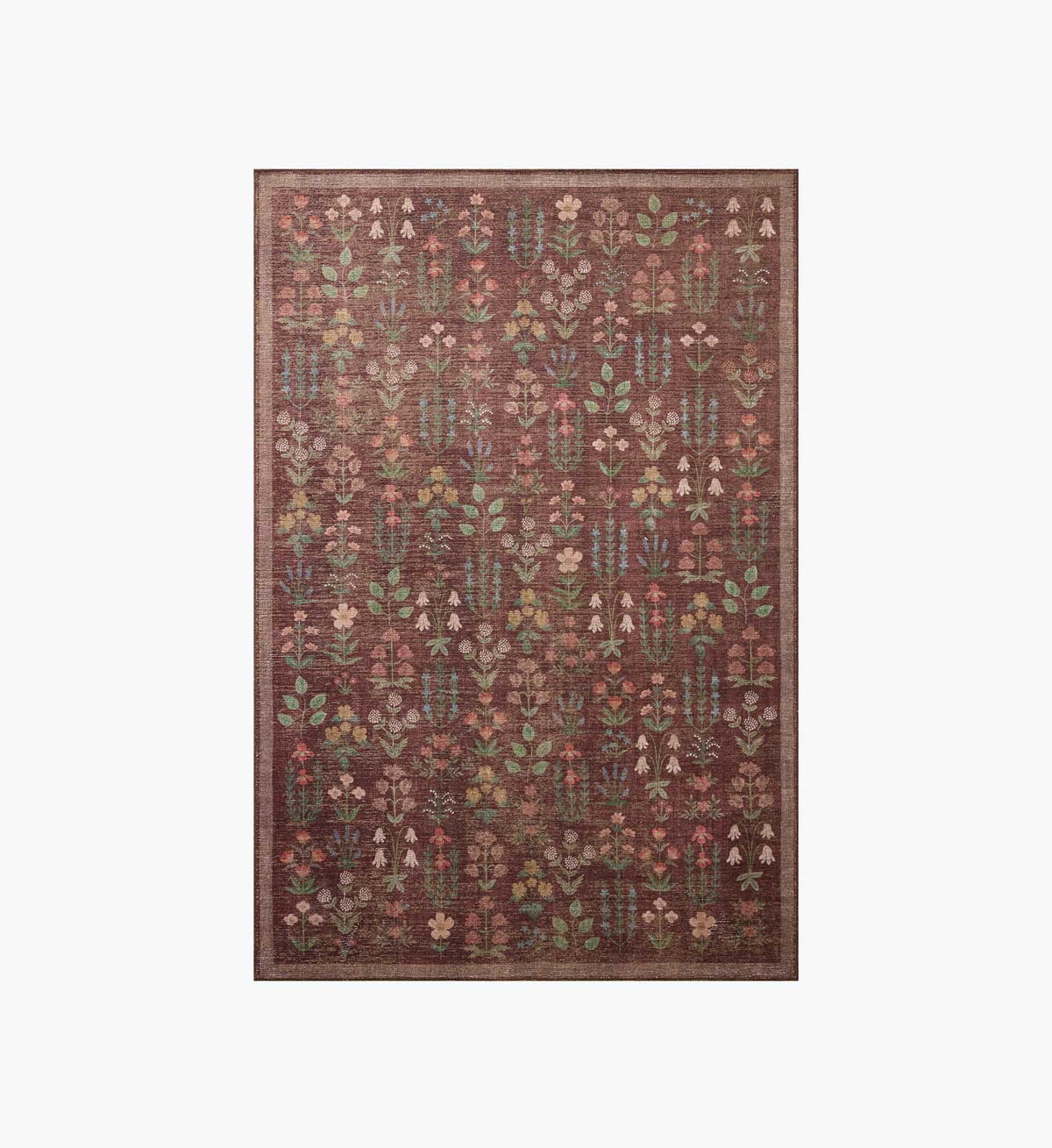 Tracy & Co Edinburgh Campbell Power Loomed Rug - Merlot
