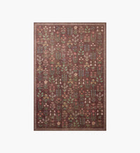 Tracy & Co Edinburgh Campbell Power Loomed Rug - Merlot