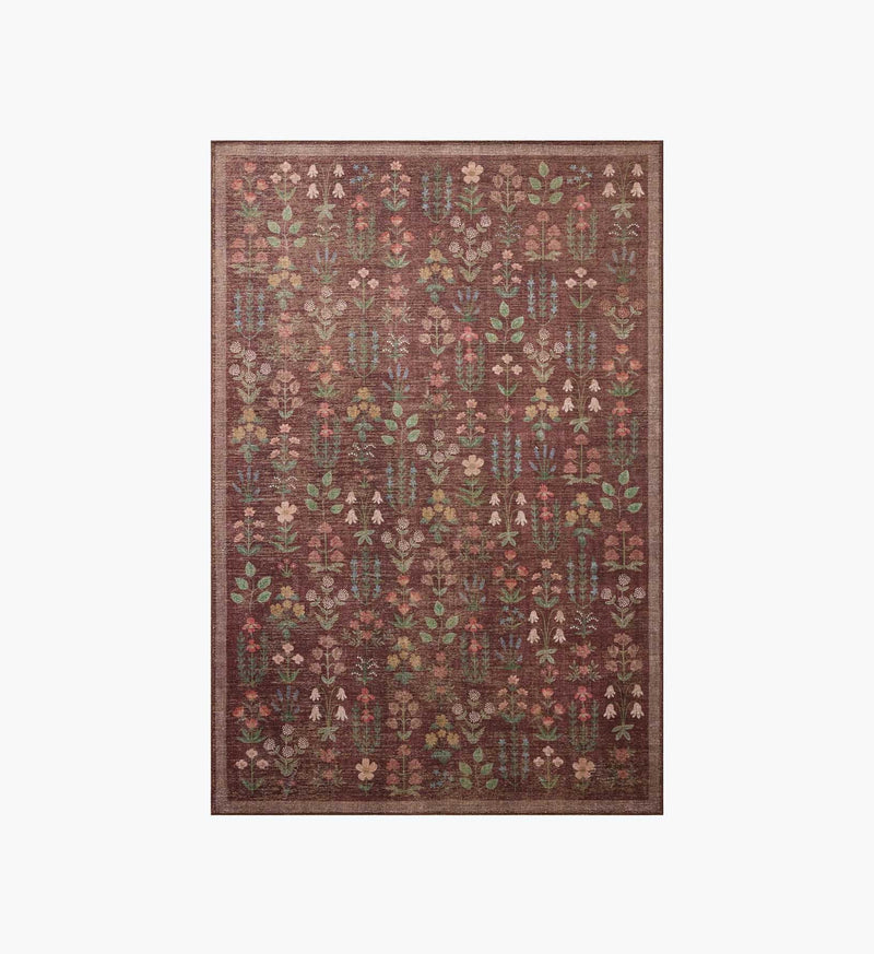 Tracy & Co Edinburgh Campbell Power Loomed Rug - Merlot