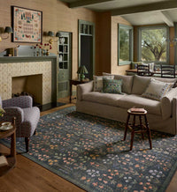 Tracy & Co Edinburgh Campbell Power Loomed Rug - Navy