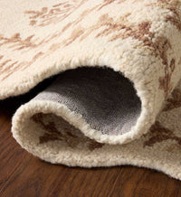 Tracy & Co Lisette Wool Hooked Rug - Ivory & Natural