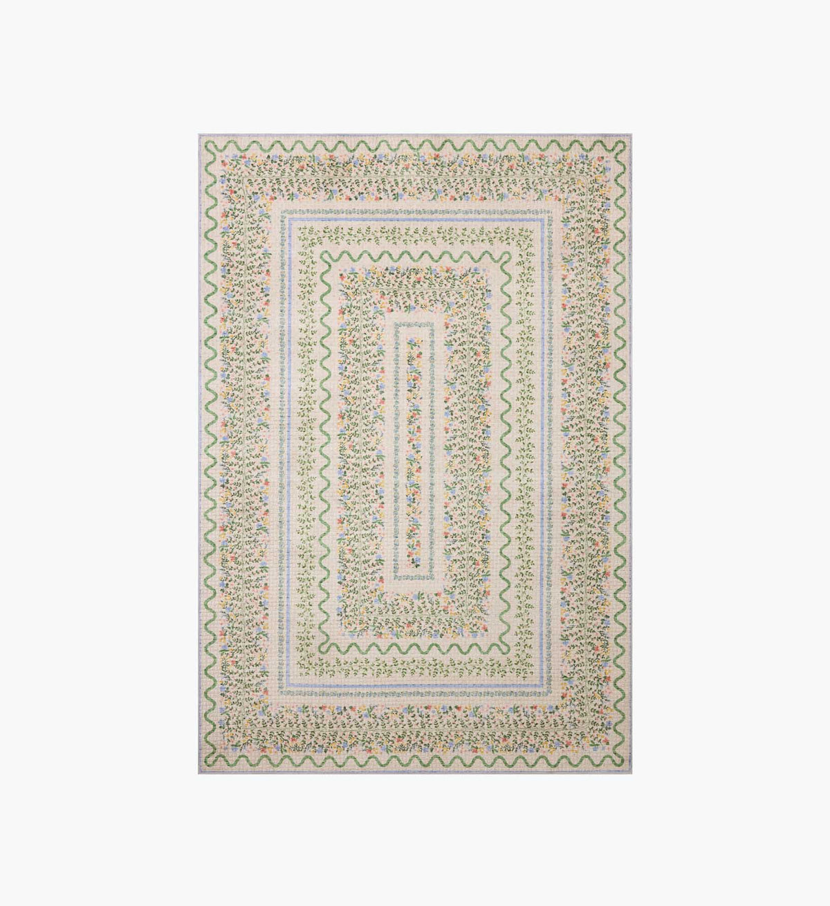 Tracy & Co Orchard Wildwood Vines Washable Rug - Ivory