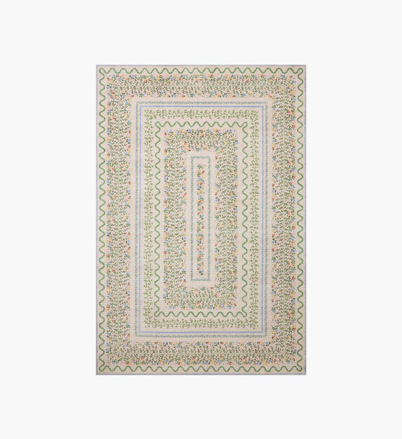 Tracy & Co Orchard Wildwood Vines Washable Rug - Ivory