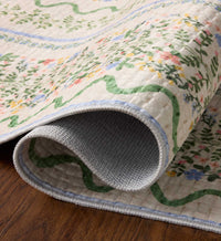 Tracy & Co Orchard Wildwood Vines Washable Rug - Ivory