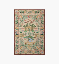 Tracy & Co Orchard Country Farm Washable Rug - Ivory