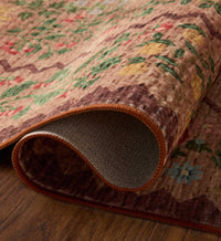 Tracy & Co Orchard Country Farm Washable Rug - Mauve