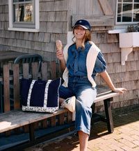 Tracy & Co Canvas Carry All - Hydrangea