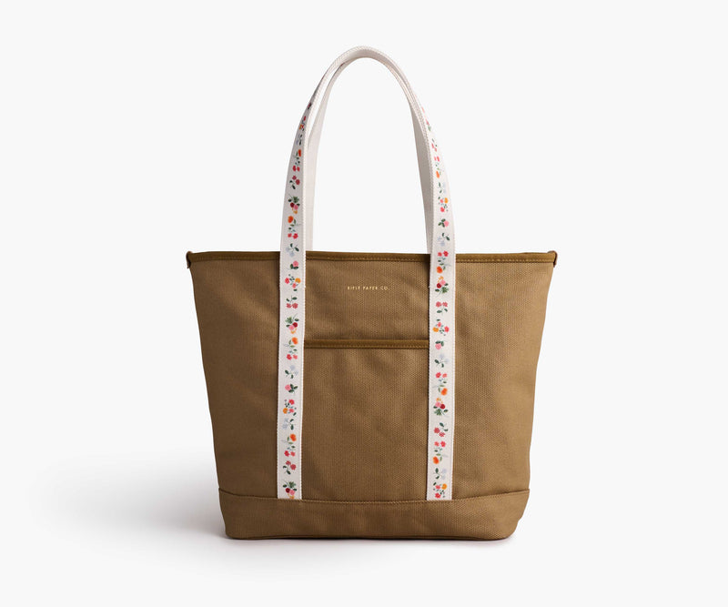 Tracy & Co Canvas Carry All - Ditsy Dahlia