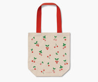 Tracy & Co Canvas Tote Bag - Cherries