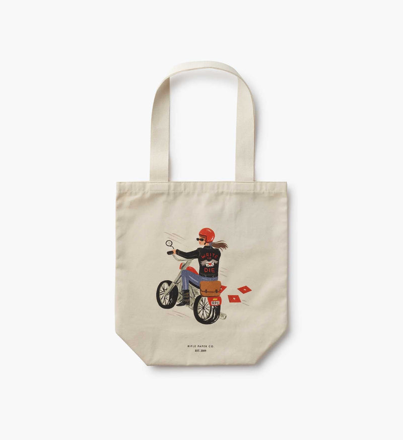 Tracy & Co Canvas Tote Bag - Write or Die