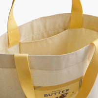 Tracy & Co East West Canvas Tote Bag - Butter