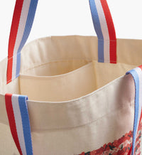 Tracy & Co East West Canvas Tote Bag - Americana
