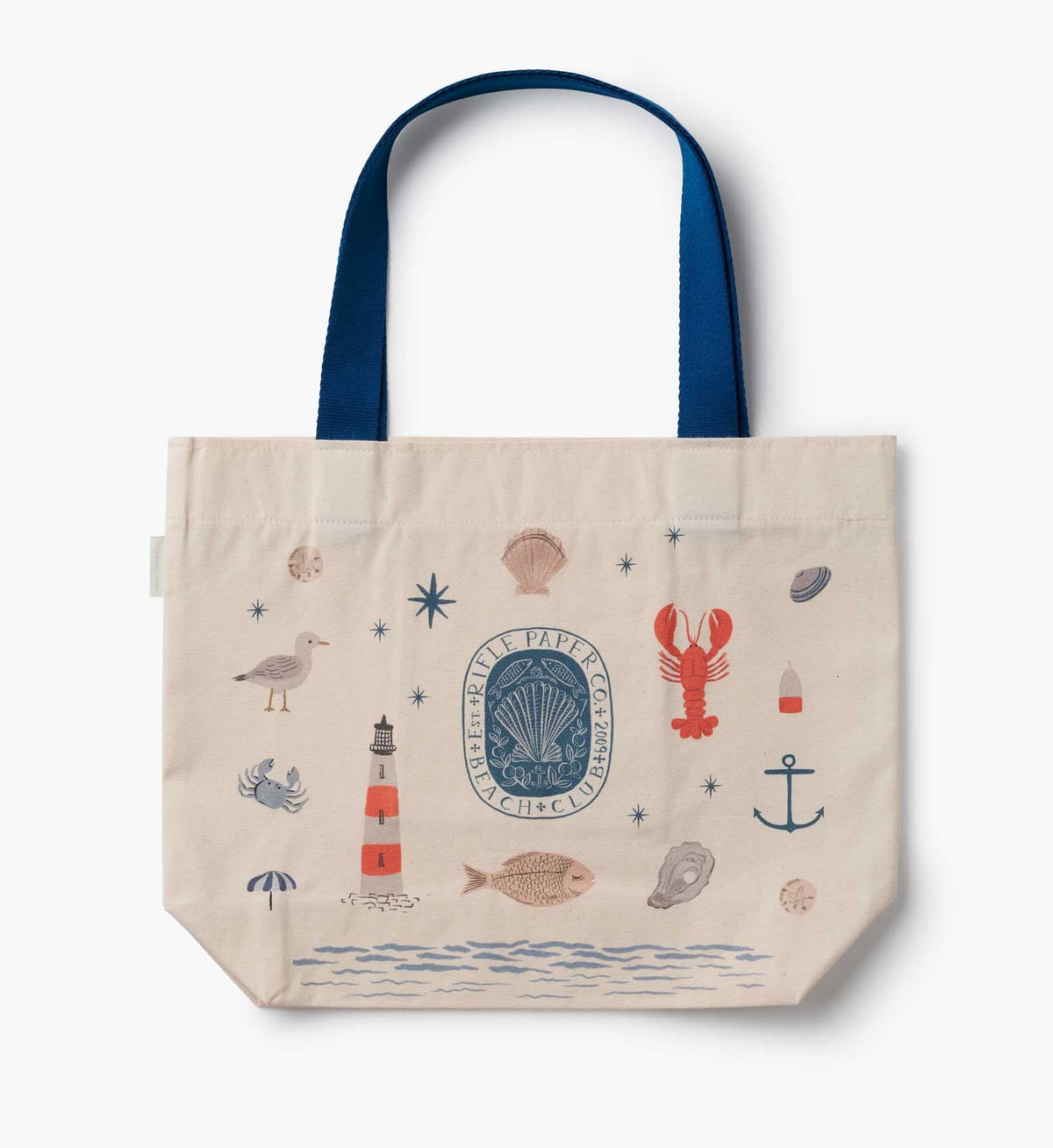 Tracy & Co East West Canvas Tote Bag - Seaside