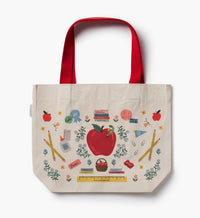 Tracy & Co East West Canvas Tote Bag - Schoolhouse