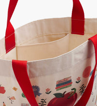 Tracy & Co East West Canvas Tote Bag - Schoolhouse
