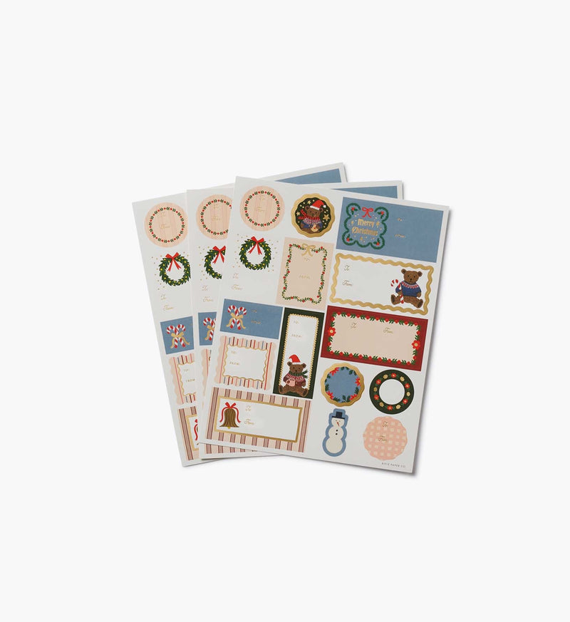 Tracy & Co Holiday Gift Stickers - Beary Christmas