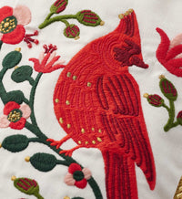 Tracy & Co Embroidered Stocking - Cardinals