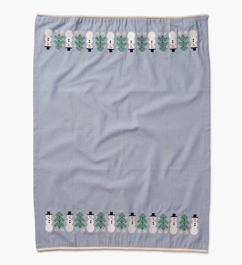 Tracy & Co Holiday Tea Towel - Snowman