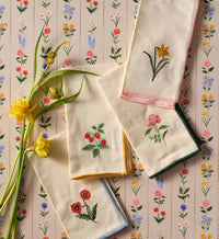 Tracy & Co Cotton Napkin Set - Garden Study