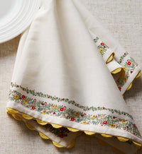 Tracy & Co Cotton Napkin Set - Rosette