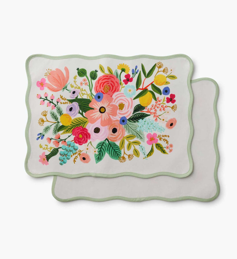 Tracy & Co Cotton Placemat Set - Garden Party