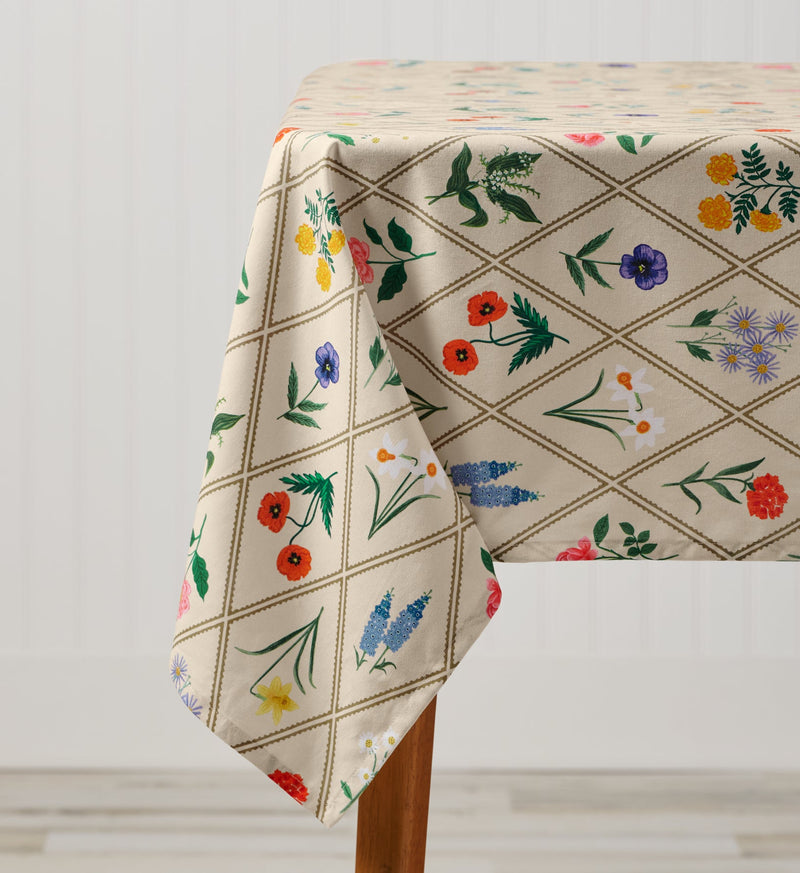 Tracy & Co Cotton Tablecloth - Garden Study